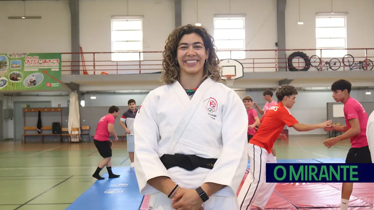 Patrícia Sampaio levou o sonho olímpico ao tatami de Alpiarça
