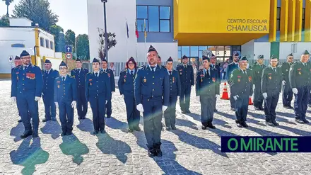 25 de Abril na Chamusca assinalado com homenagem aos bombeiros no dia de aniversário