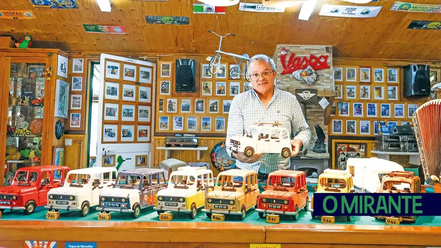 Das aparas de madeira nasceu uma frota de Renault 4L em Vilgateira