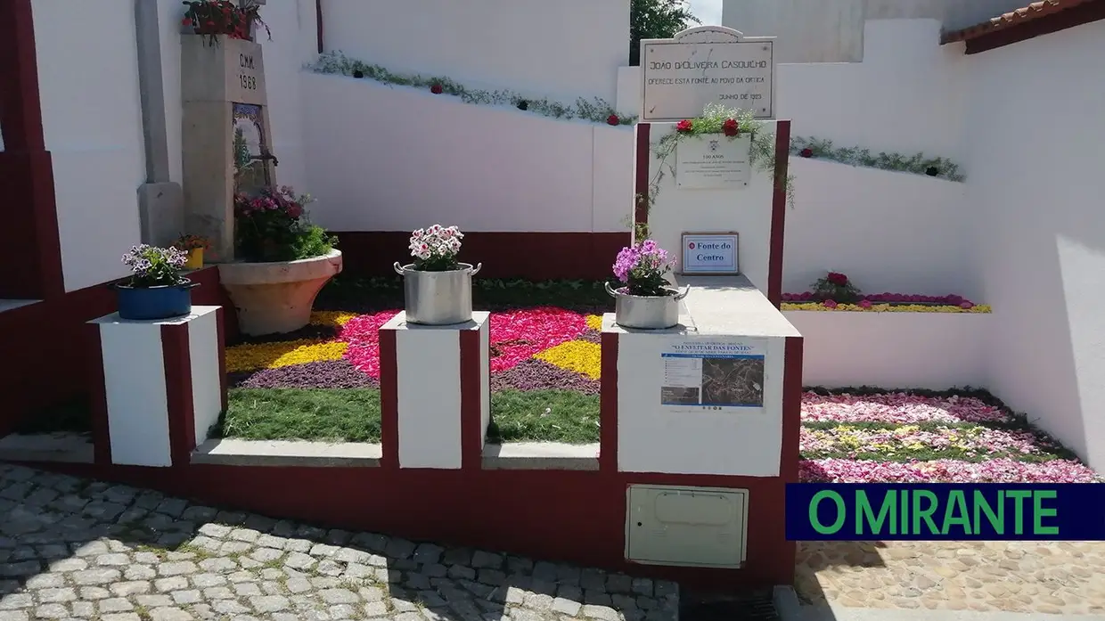 Em Ortiga, no 1º de Maio, cumpre-se a centenária tradição do Enfeitar as Fontes.