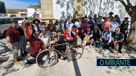 Bicicletas antigas voltaram a pedalar pela Chamusca