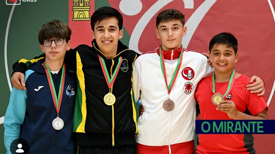 Benfica do Ribatejo brilha no Nacional de Karaté com dois campeões e um bronze