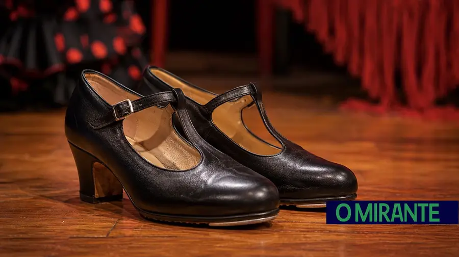 sevilhanas sapatos dança ilustrativ