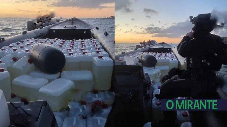 Quatro espanhóis detidos no Tejo em lancha suspeita de apoio ao narcotráfico