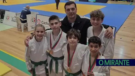 Judo de Cem Soldos com três medalhas no Campeonato Nacional de juvenis
