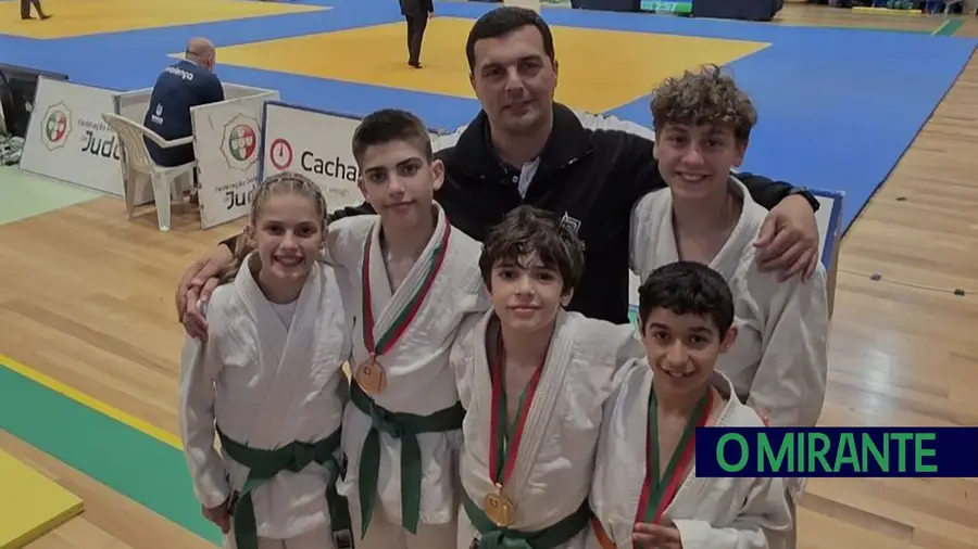 Judo de Cem Soldos com três medalhas no Campeonato Nacional de juvenis