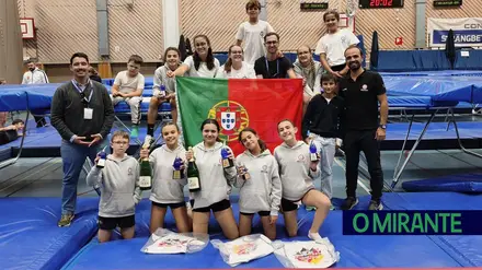 Ginastas do Ateneu Cartaxense regressam da Suécia com seis medalhas
