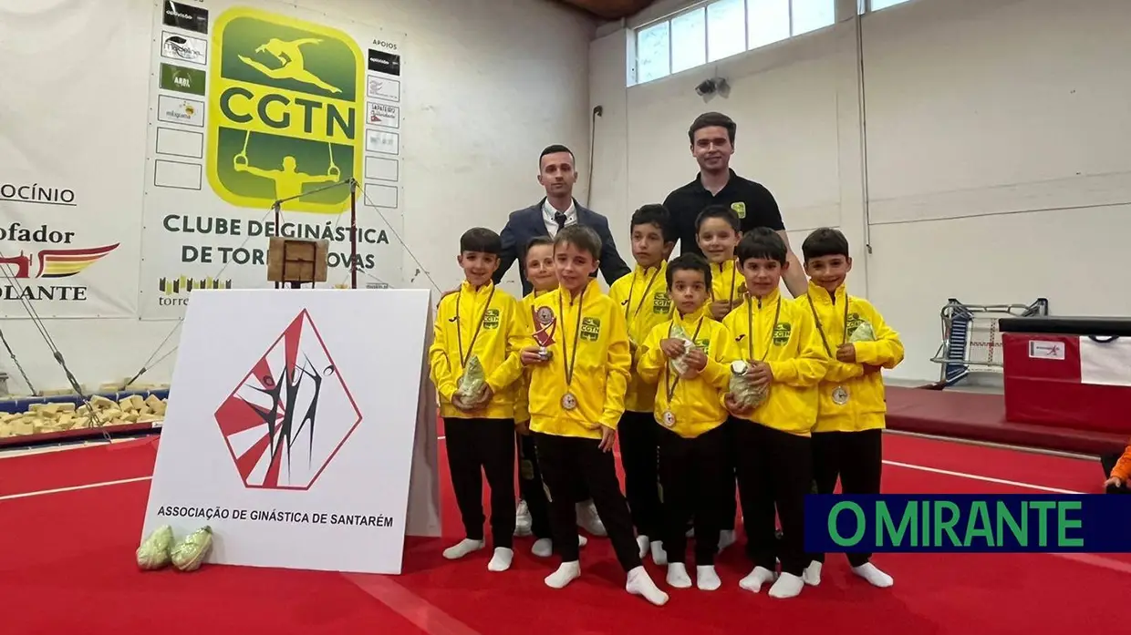 Clube de Ginástica de Torres Novas com vários pódios na ginástica artística