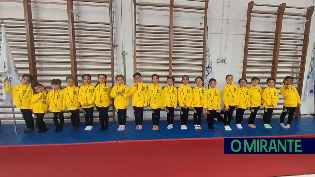 Clube de Ginástica de Torres Novas com vários pódios na ginástica artística