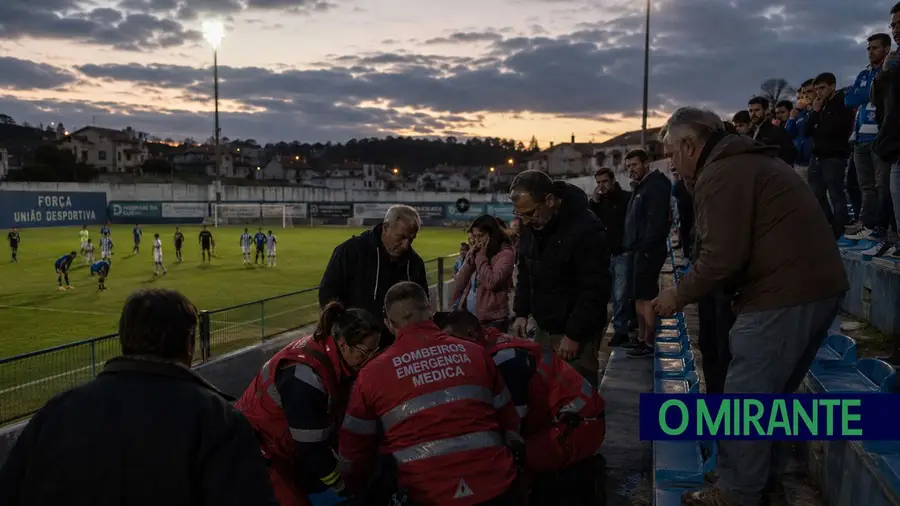 Morreu a ver o neto jogar: tragédia marca jogo na Atalaia