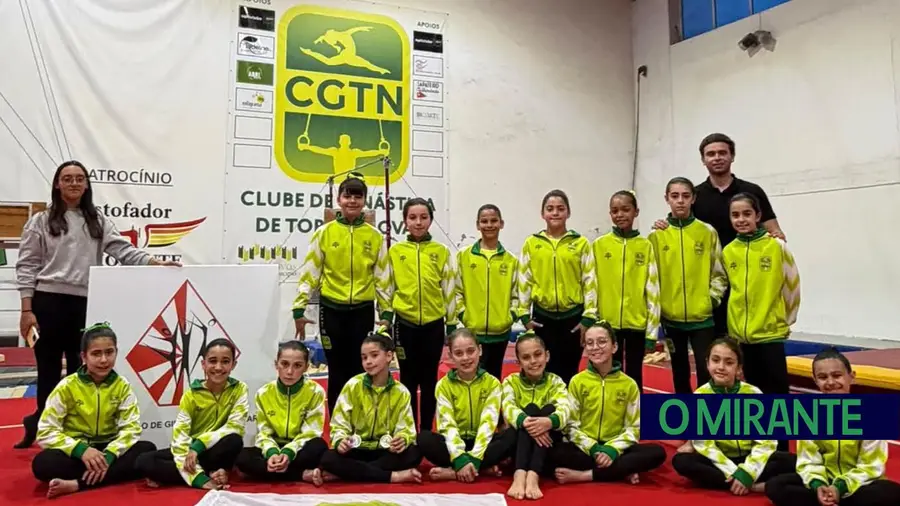 Clube de Ginástica de Torres Novas com vários títulos no Distrital de Ginástica Artística