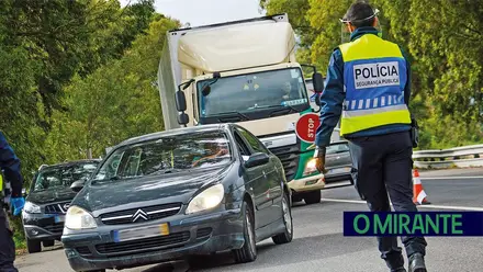 Santarém no alerta vermelho das estradas; PSP apanha 11 condutores por dia sem carta