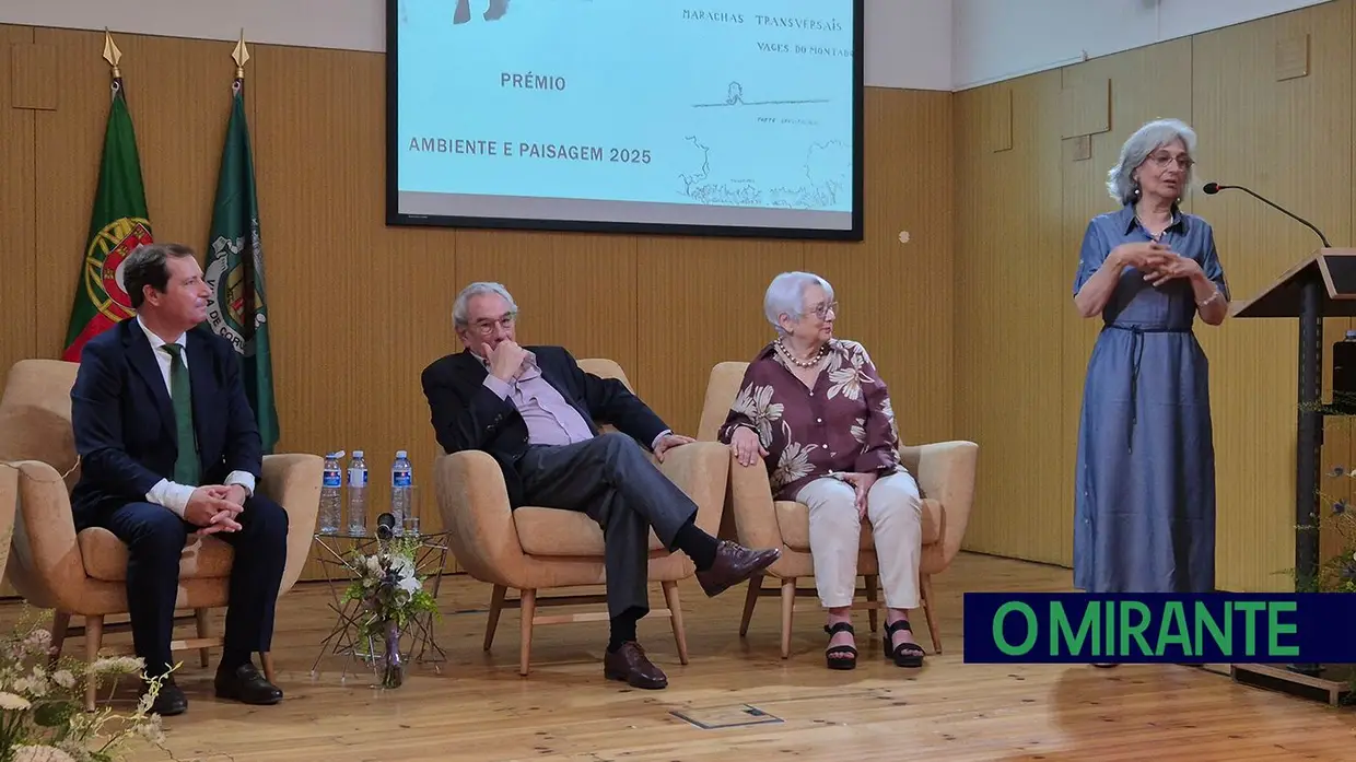Arquitecto Gonçalo Ribeiro Telles homenageado em Coruche e Margarida Cancela d’Abreu recebeu prémio