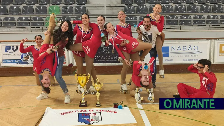 Hóquei Clube de Santarém com vários pódios no Distrital de Patinagem Artística