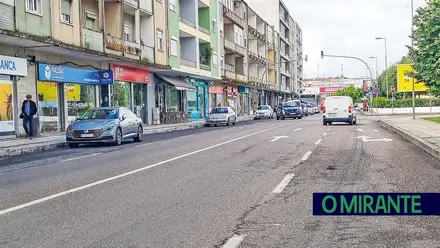 Estacionamento abusivo em Santarém