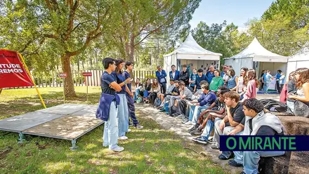 Juventude tomou conta do Parque Urbano de São Lourenço em Abrantes