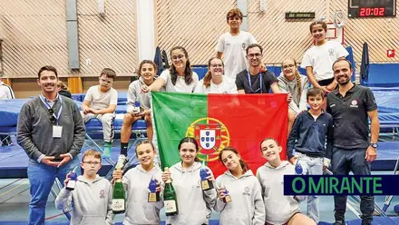Ginastas do Ateneu Cartaxense conquistam seis medalhas na Suécia