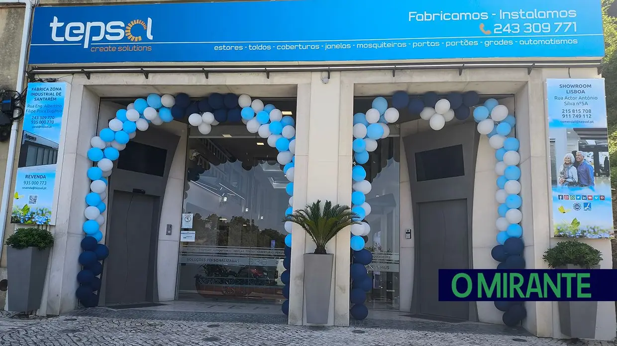 Tepsol inaugura showroom renovado em Santarém