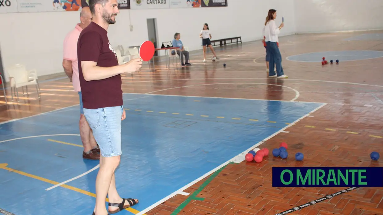 Boccia ensinado a técnicos das IPSS do Cartaxo para chegar a mais utentes