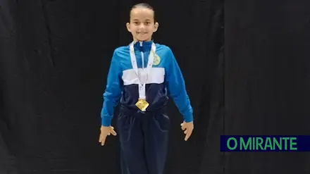 Ginasta de Fátima campeã nacional de iniciadas em saltos