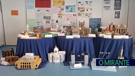 Escola de Alcanena celebrou Dia da Europa com exposição de maquetes