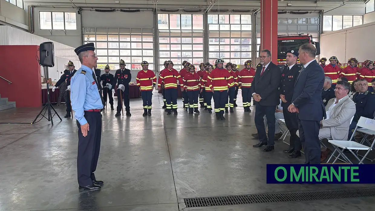 André Teodoro é o novo comandante dos Bombeiros de Abrantes