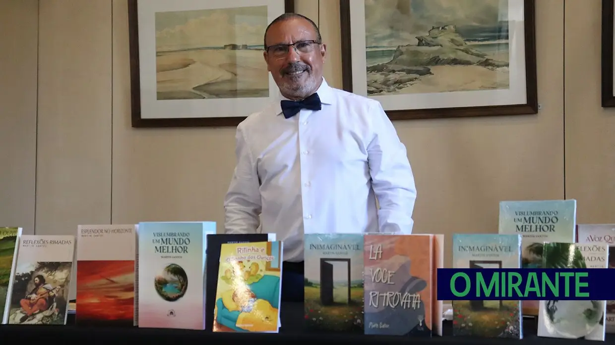 Martin Santos regressa o Cartaxo com dois novos livros