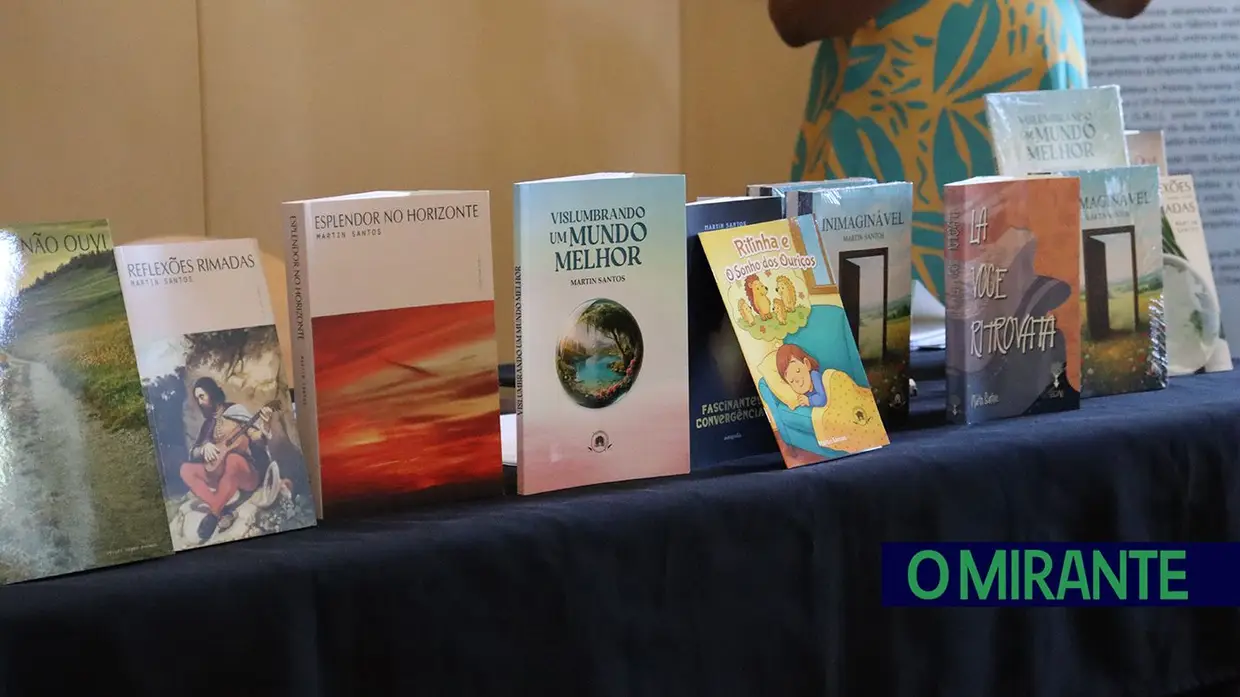 Martin Santos regressa o Cartaxo com dois novos livros