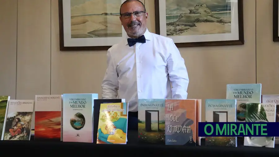 Martin Santos regressa o Cartaxo com dois novos livros