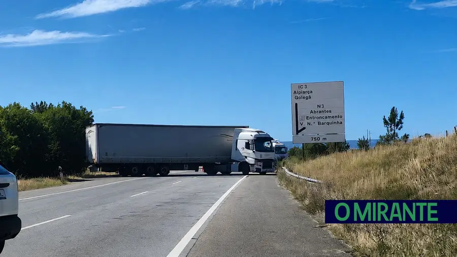 Condutor morre em colisão entre carro e camião junto à Barquinha