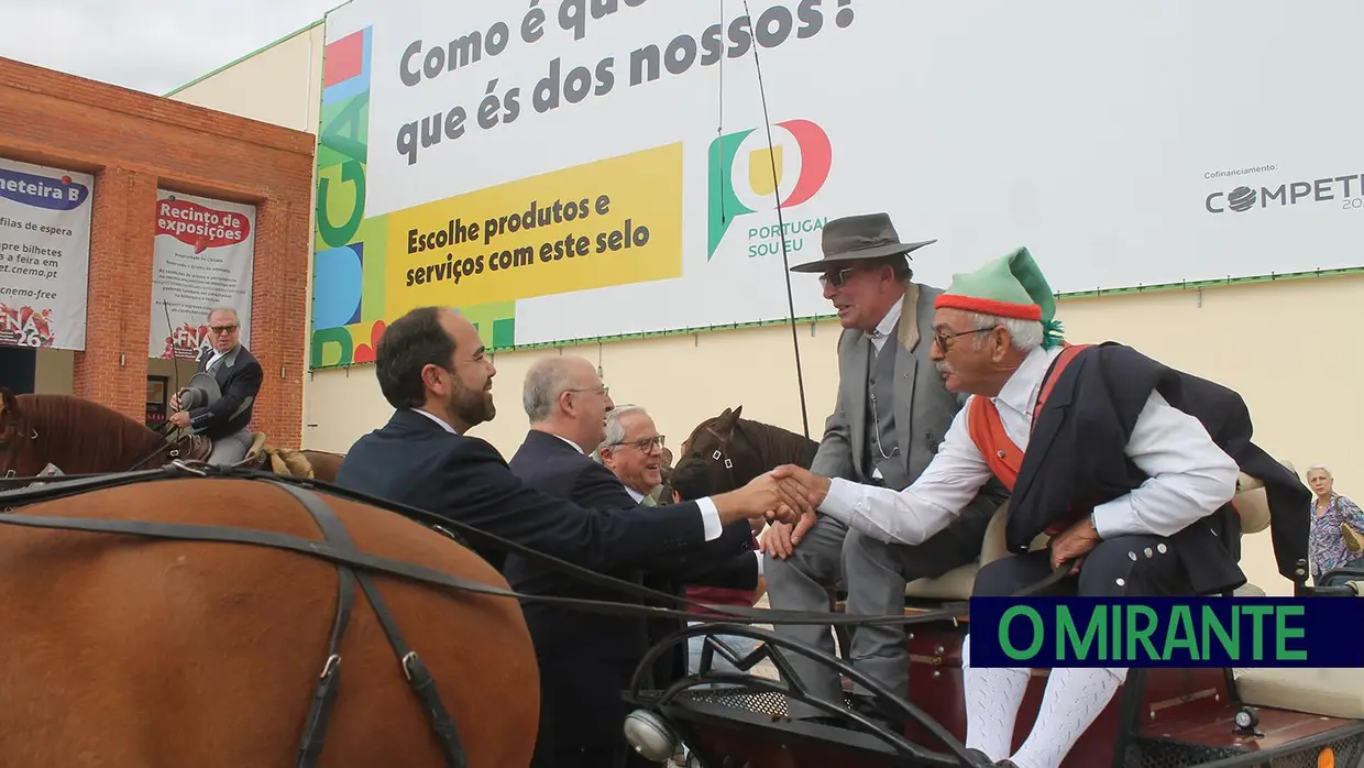 Dois ministros na inauguração da Feira Nacional de Agricultura em Santarém