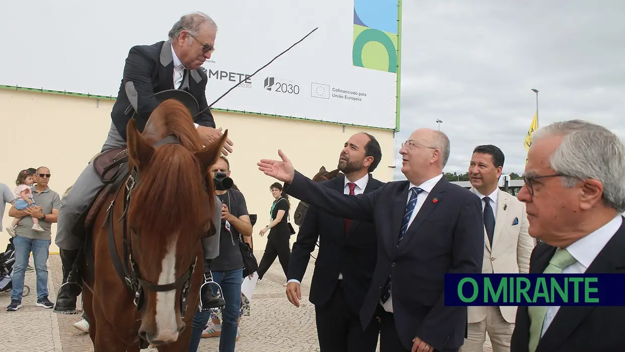 Dois ministros na inauguração da Feira Nacional de Agricultura em Santarém