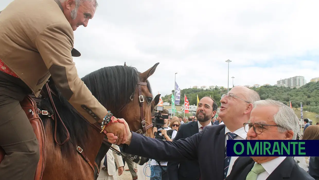 Dois ministros na inauguração da Feira Nacional de Agricultura em Santarém
