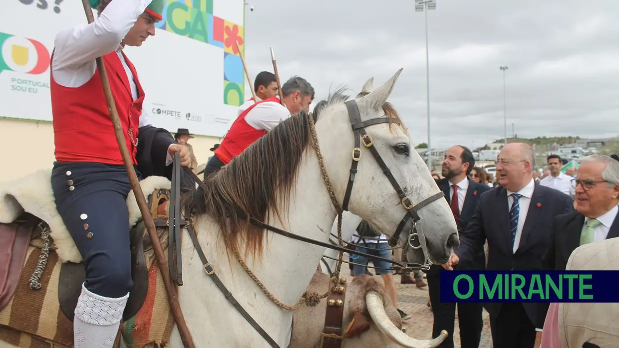 Dois ministros na inauguração da Feira Nacional de Agricultura em Santarém