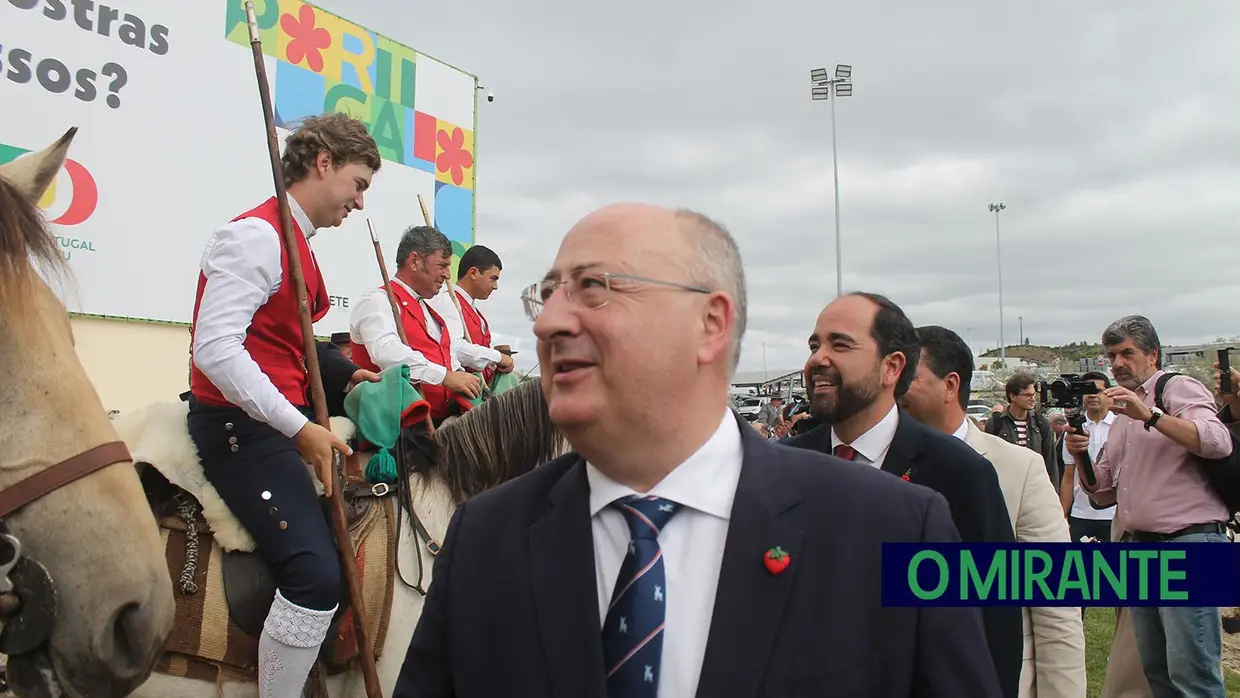 Dois ministros na inauguração da Feira Nacional de Agricultura em Santarém