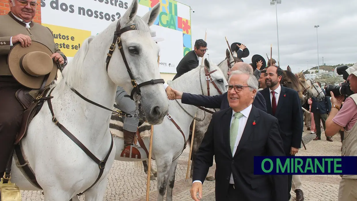 Dois ministros na inauguração da Feira Nacional de Agricultura em Santarém