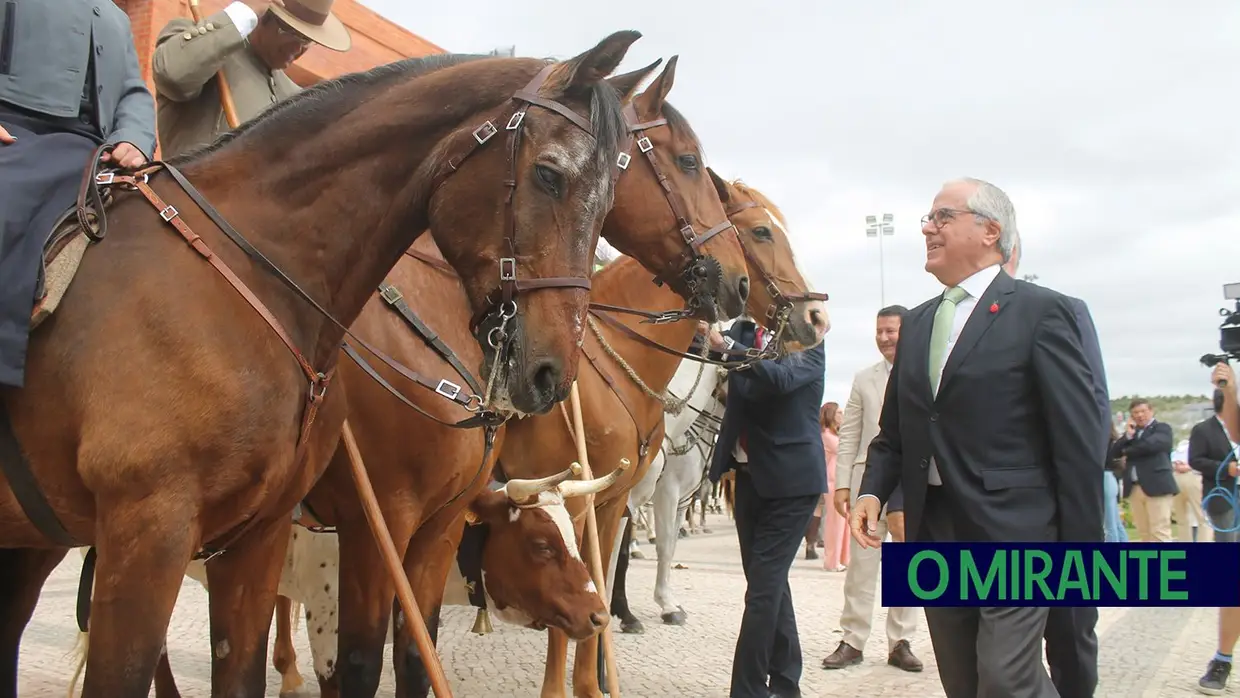 Dois ministros na inauguração da Feira Nacional de Agricultura em Santarém