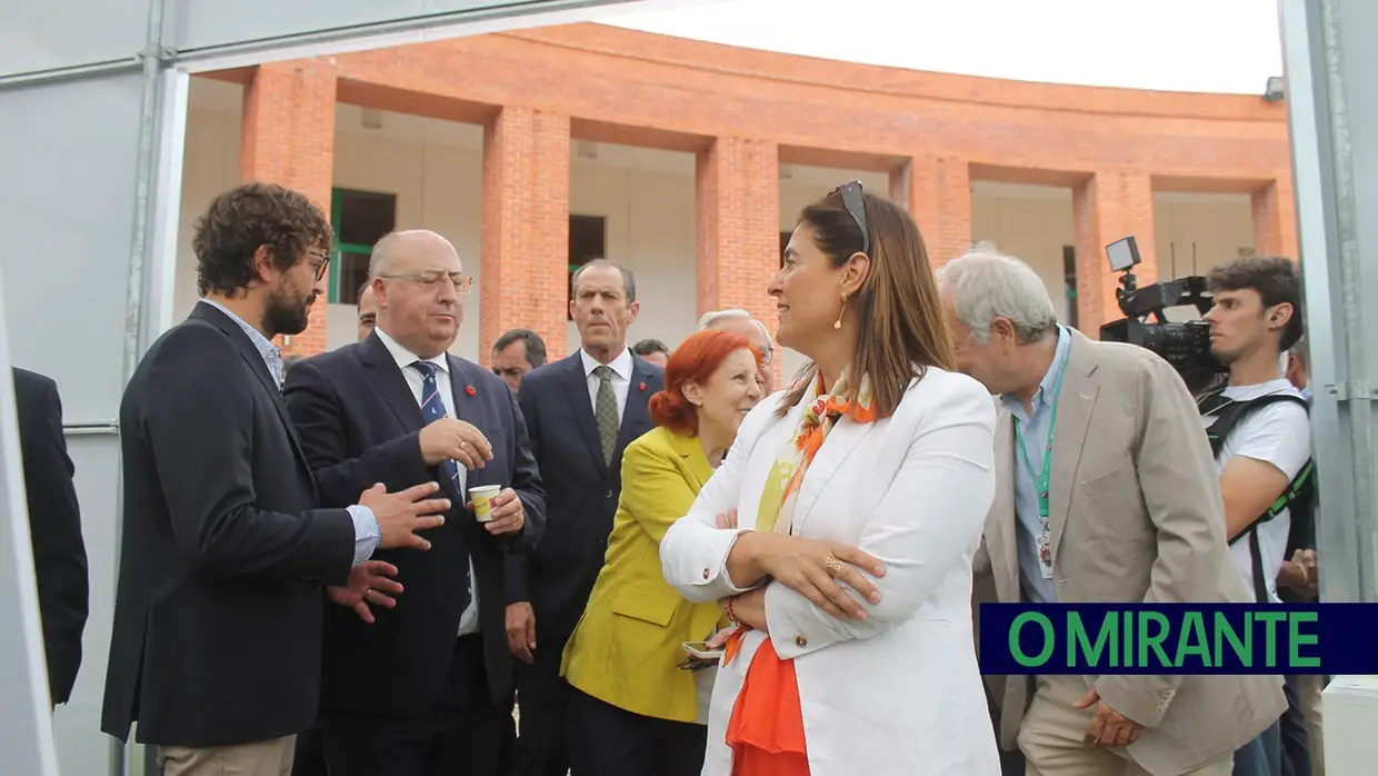 Dois ministros na inauguração da Feira Nacional de Agricultura em Santarém