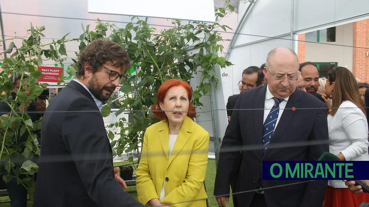 Dois ministros na inauguração da Feira Nacional de Agricultura em Santarém