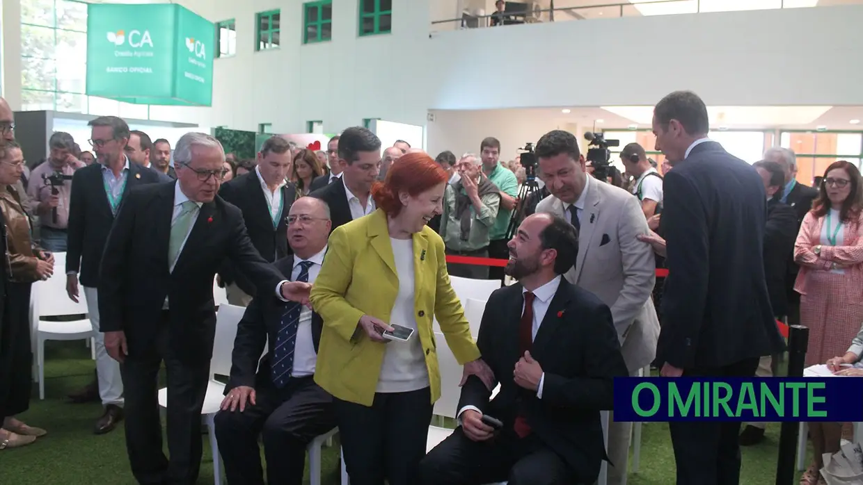 Dois ministros na inauguração da Feira Nacional de Agricultura em Santarém