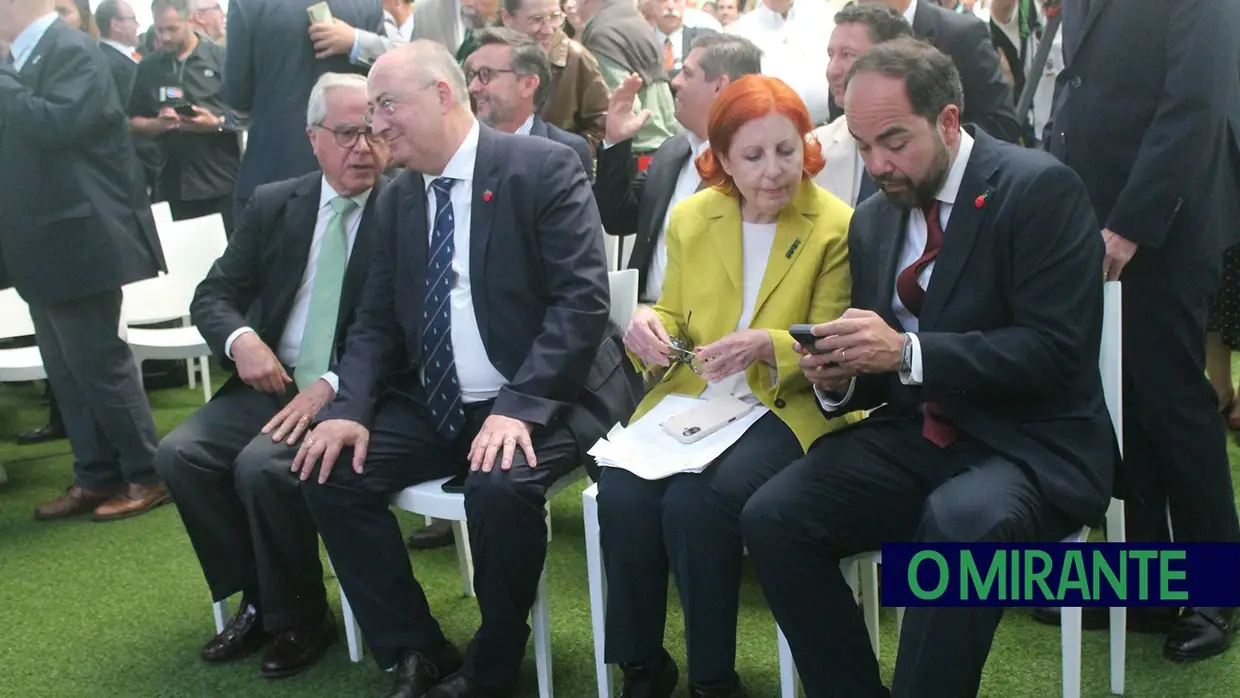 Dois ministros na inauguração da Feira Nacional de Agricultura em Santarém