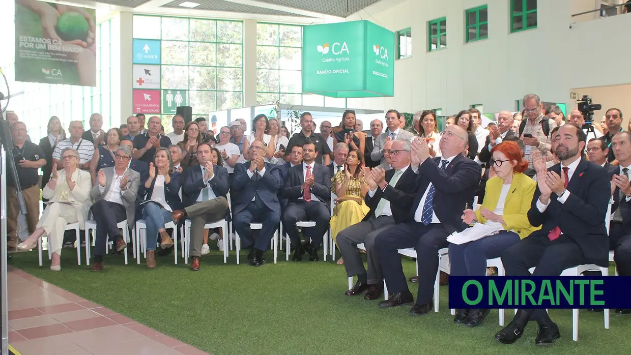 Dois ministros na inauguração da Feira Nacional de Agricultura em Santarém