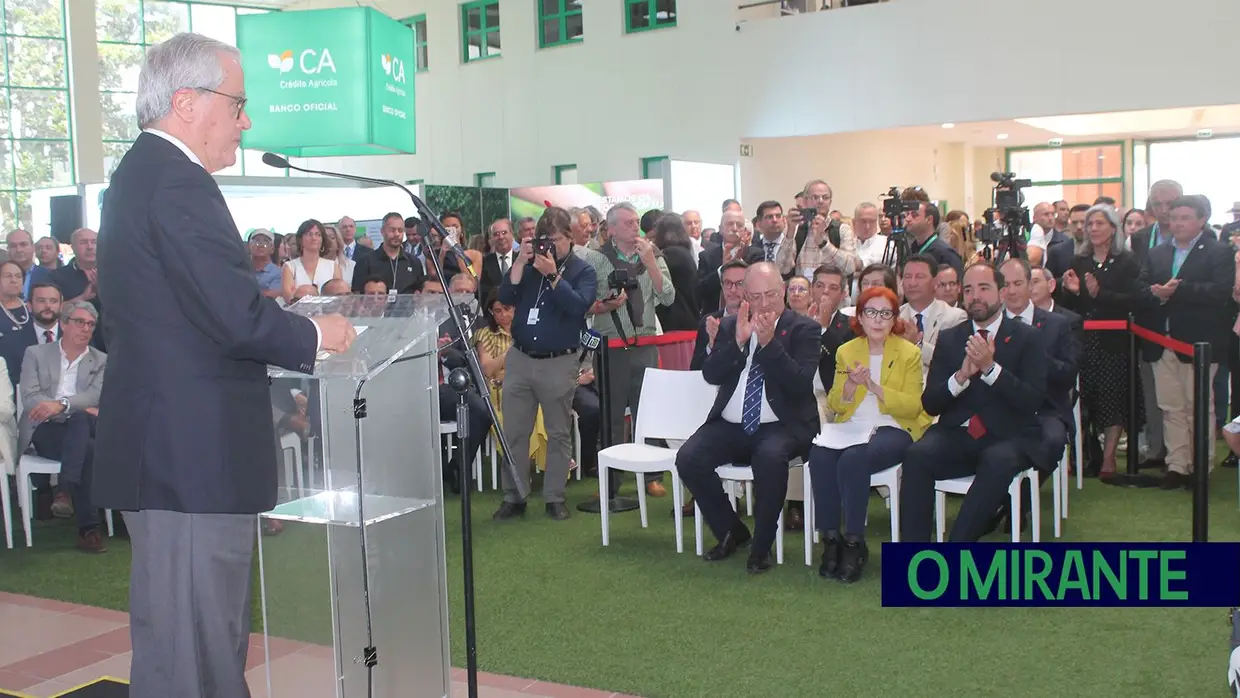 Dois ministros na inauguração da Feira Nacional de Agricultura em Santarém