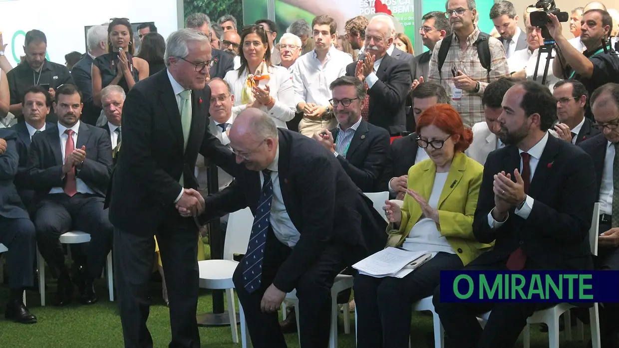 Dois ministros na inauguração da Feira Nacional de Agricultura em Santarém