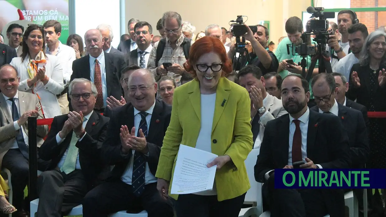 Dois ministros na inauguração da Feira Nacional de Agricultura em Santarém