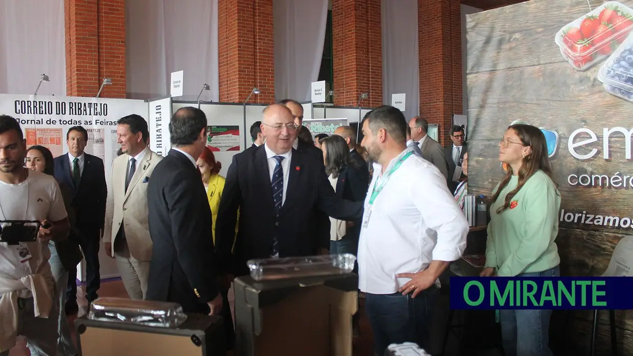 Dois ministros na inauguração da Feira Nacional de Agricultura em Santarém