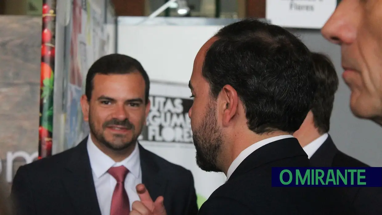 Dois ministros na inauguração da Feira Nacional de Agricultura em Santarém