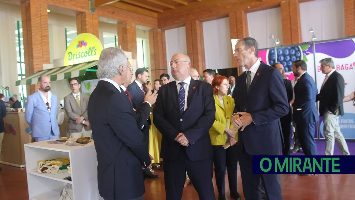 Dois ministros na inauguração da Feira Nacional de Agricultura em Santarém