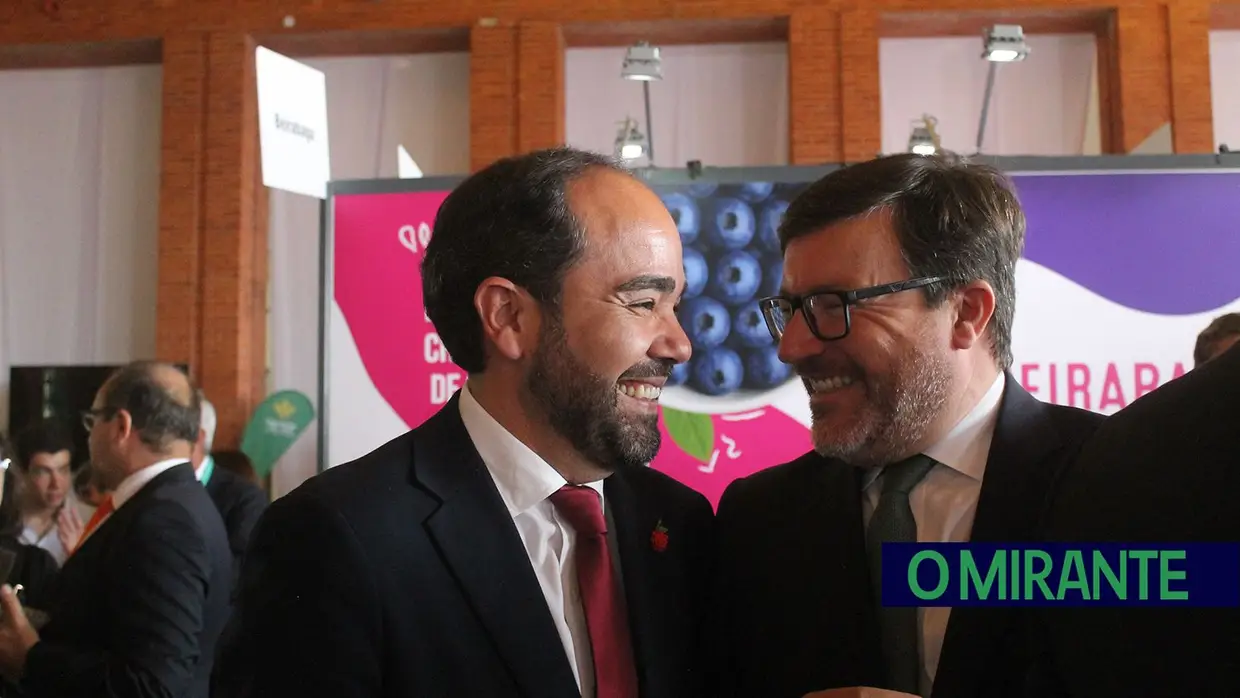 Dois ministros na inauguração da Feira Nacional de Agricultura em Santarém