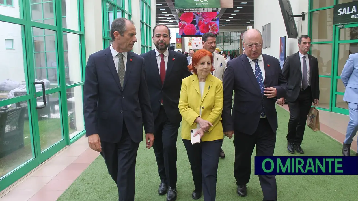 Dois ministros na inauguração da Feira Nacional de Agricultura em Santarém